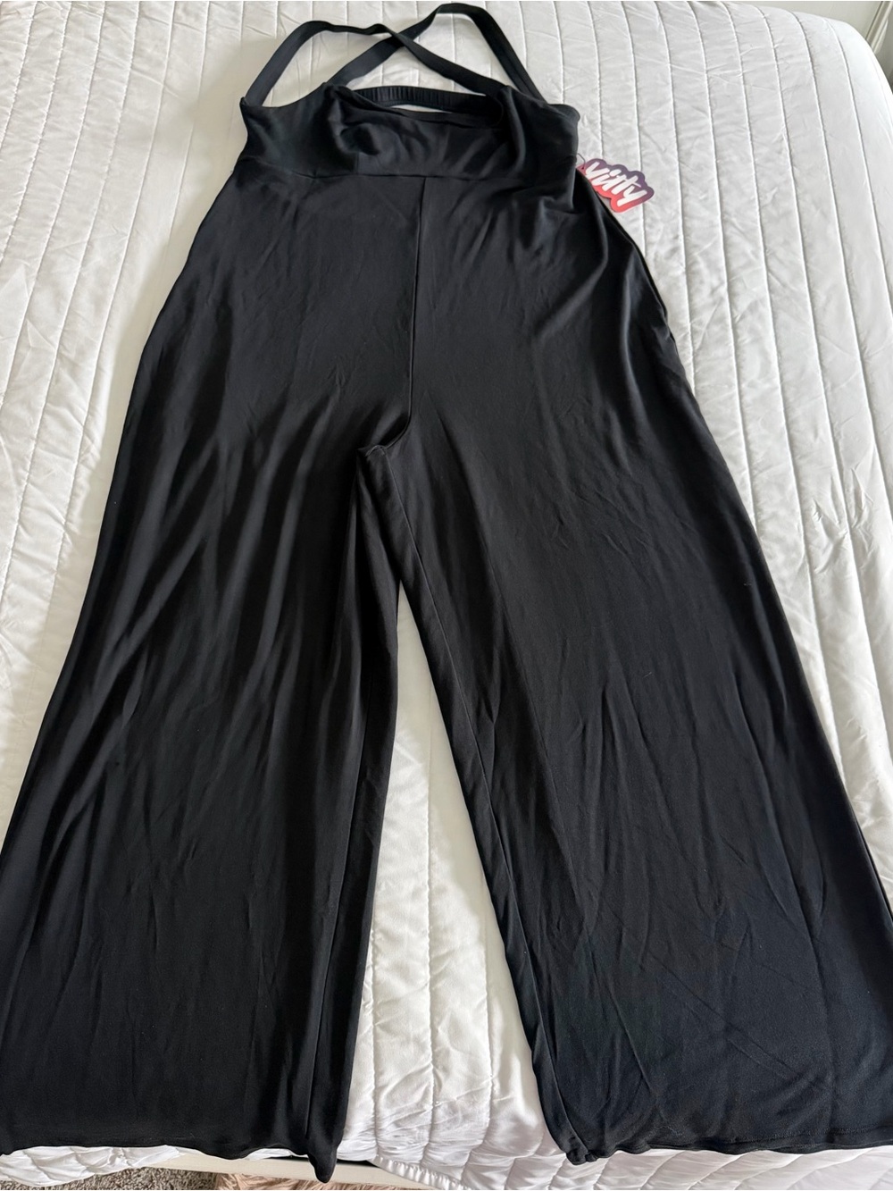 YITTY Black Jumpsuit with Wide Straps - Picture 3 of 10